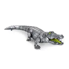 2019 New Arrival Mechanical Crocodile Cool LED Lights on Eyes Sounds Electric Toy for Kids