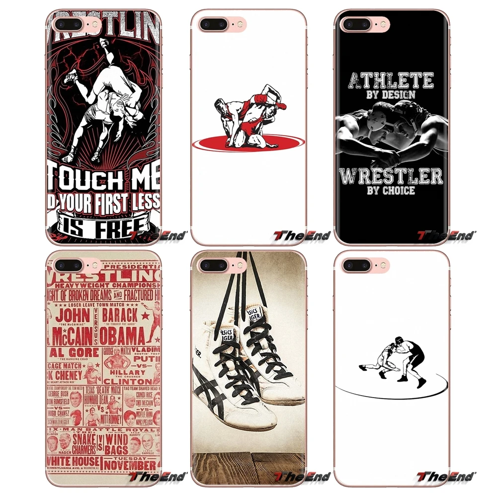 wrestling Transparent Soft Cases Covers For Huawei G7 G8 P7 P8 P9 P10 P20 P30 Lite Mini Pro P Smart Plus 2017 2018 2019 |