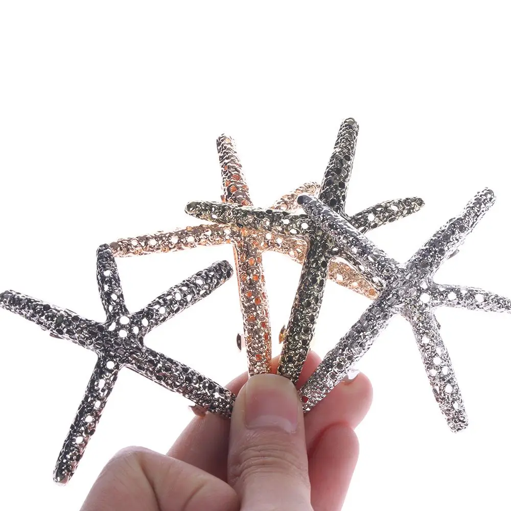 Hot Sale Fashion Women Beach Coral Starfish Hair Clip Barrette Hair Pin Bobby Pin Headwear Hair Accessories Free Shipping