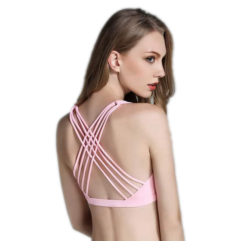 pink bralette crop top