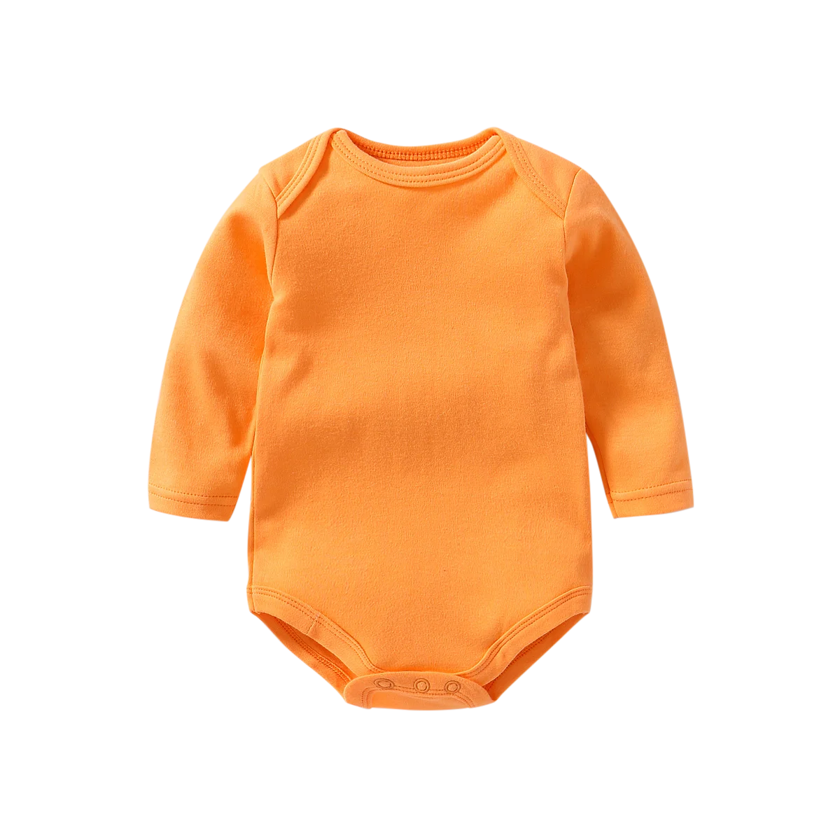 Боди для маленьких девочек; боди с длинными рукавами для новорожденных; хлопковое боди для мальчиков; одежда для близнецов; Детский комбинезон; Одежда для девочек 24 месяца - Цвет: Orange