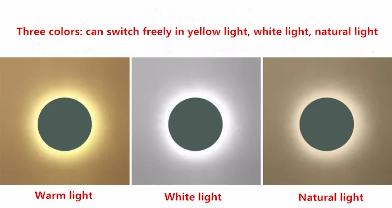 Современный круглый цветной светодиодный настенный светильник в виде макарон, настенный прикроватный бра для гостиной, настенный светильник для балкона