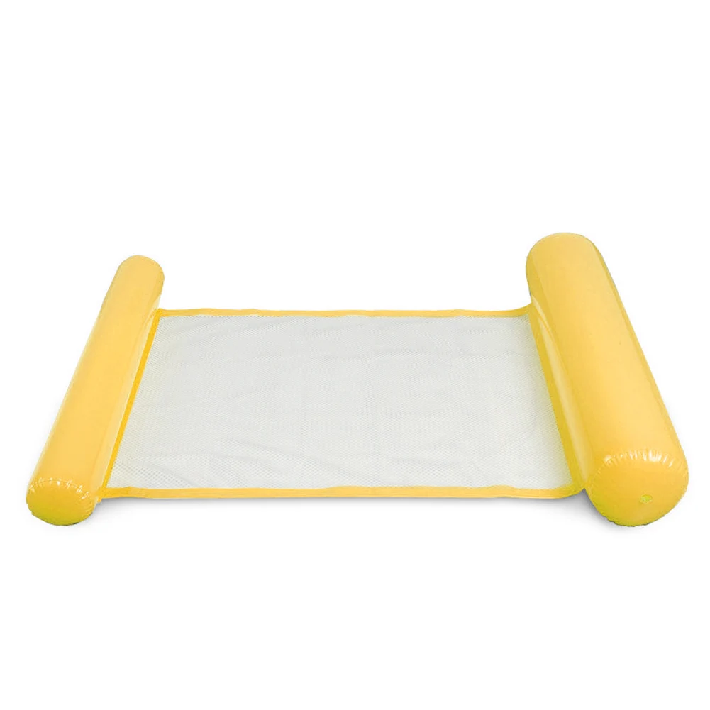 cheap Inflatable Water Hammock Floating Bed Lounge Chair Drifter Swimming Pool Beach Float for Adult ED shipping