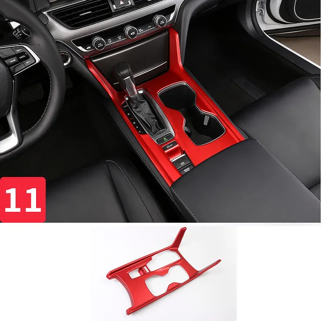Car Accessories For Honda Accord 2018 ABS Red luxury Internal frame