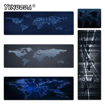 

Yinuoda World Map Games Rubber Mouse Durable Desktop Mousepad Size for 30x60cm and 40x90cm Gaming Mousepads