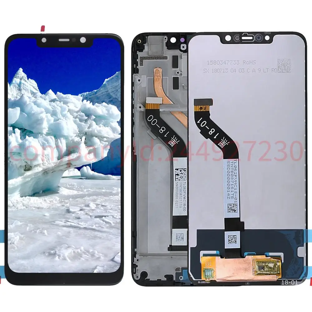 6 18 '񟰶x1080 Для Xiaomi PocoPhone F1 Экран ЖК дисплей Дисплей дигитайзер сенсорный экран s
