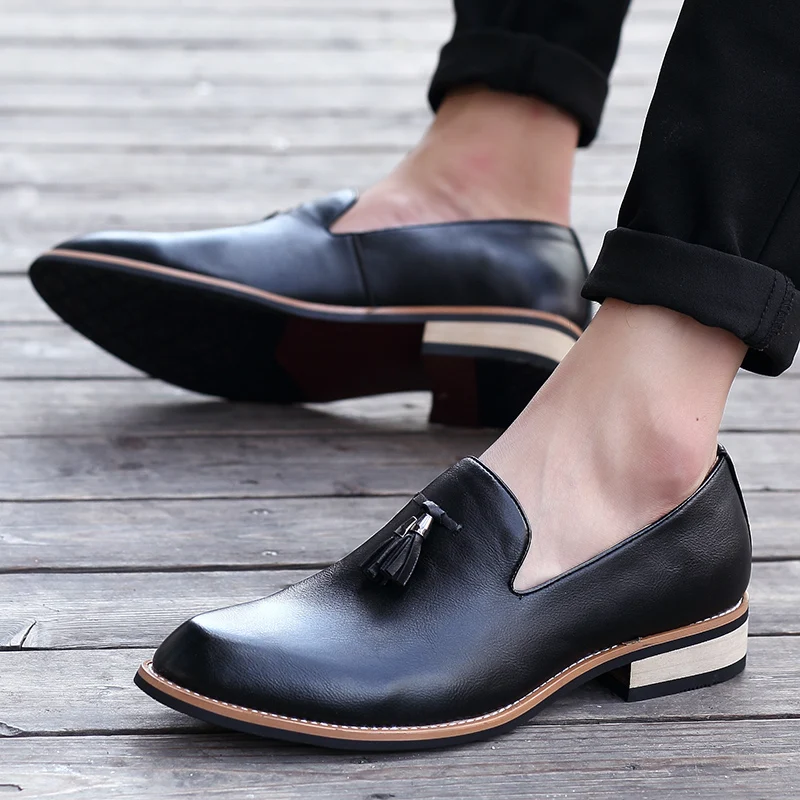 

2019 Dress Shoes Men Fashion Wedding Oxford Men Shoes Elegant Luxury Social Designer Formal Shoes Men Zapatos De Hombre HV-011