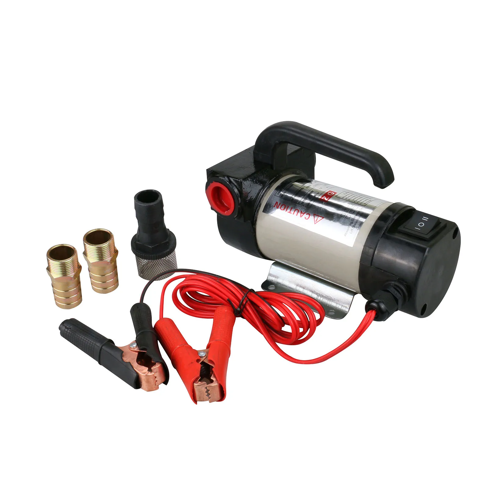 

Diesel Oil Fuel Transfer Pump Electric Tool Car Direct Current Pump Kit Alligator Clip 50L/min 24V DC For Auto