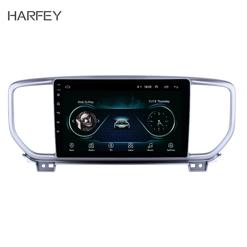 Harfey 9 дюймов GPS навигация Радио Android 1 для Kia Sportage R 2018 2019 с Bluetooth HD сенсорный экран USB
