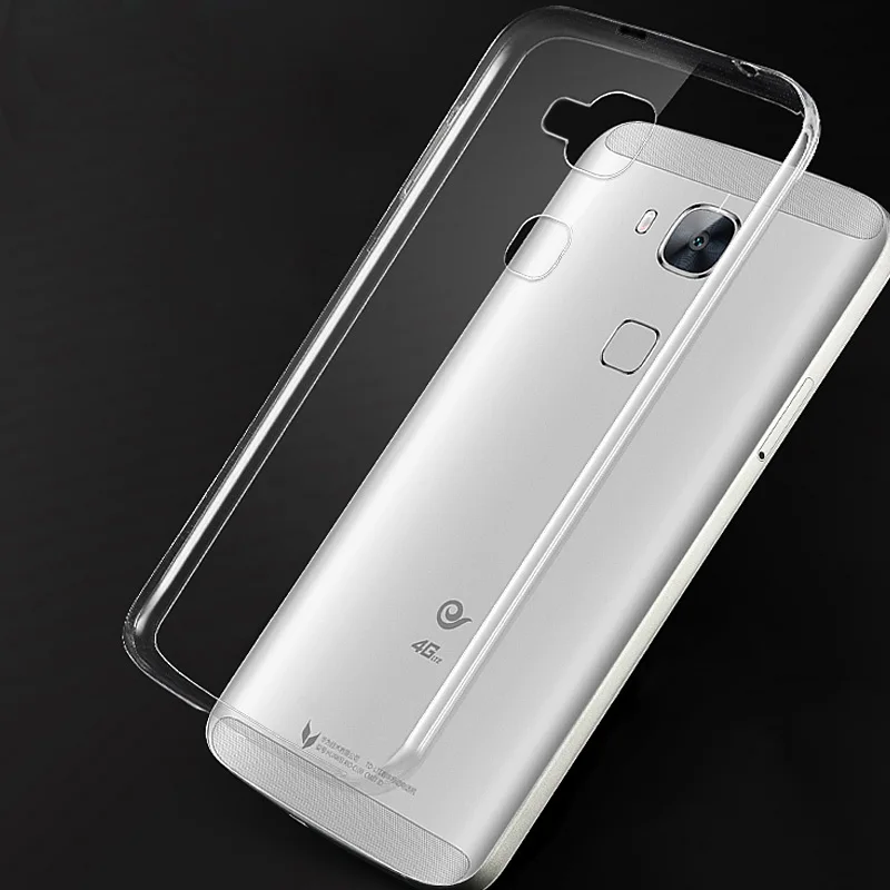 Ясно Мягкий силиконовый чехол для Huawei Honor хонор 4X 5X 6X 4C 5C GR5 GT3 Чехол прозрачный ТПУ