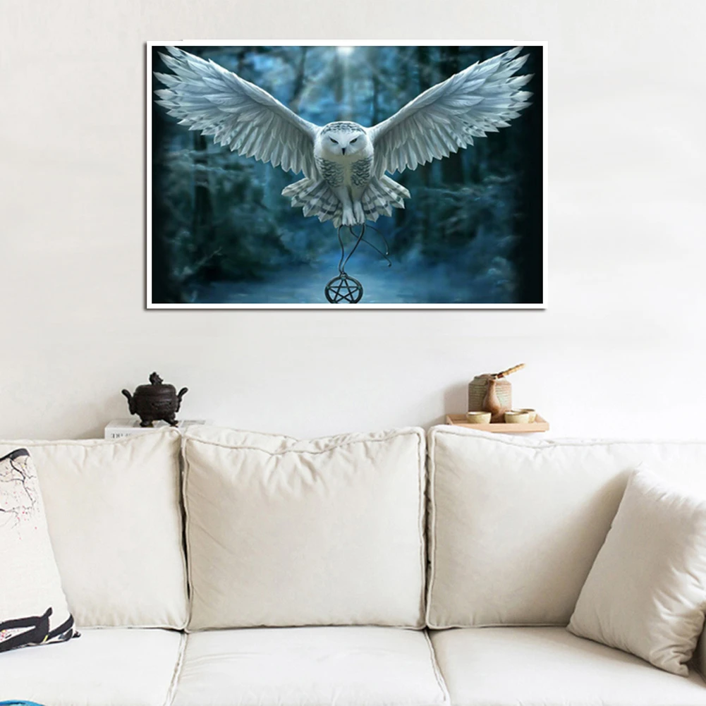 White eagle,5D,Diamond Painting,Cross Stitch,embroidery,decorative,Craft,Home,Decor,wall stiker (1)