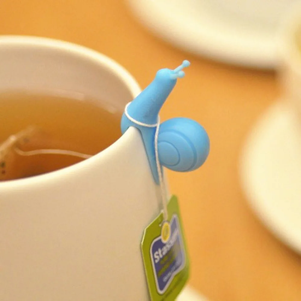 2 шт. инструменты для приготовления пищи маленький улиточный распознаватель устройство для заварки чая чашка для чая висящий мешок цвет случайным образом