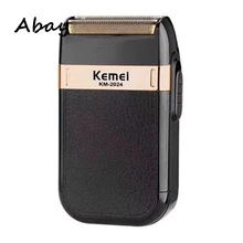 Abay черный USB перезаряжаемые двойные лезвия плавающий уход за лицом для мужчин стрижка волос Машинка для стрижки бороды Триммер машина