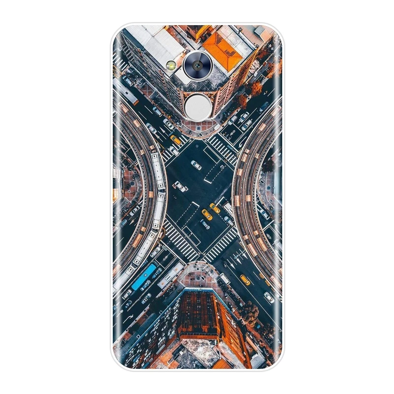 Задняя крышка из ТПУ для Huawei Honor 4X 5A 5X 6 6X City Street Cool Мужской мягкий силиконовый