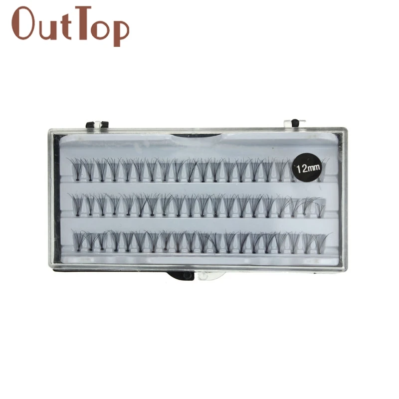 OutTop Eyelashes 1 Box Eyelashes Bundles New Makeup Women 60PC/Tray Eye Lashes Extension False Eyelash Makeup 2018 sep17