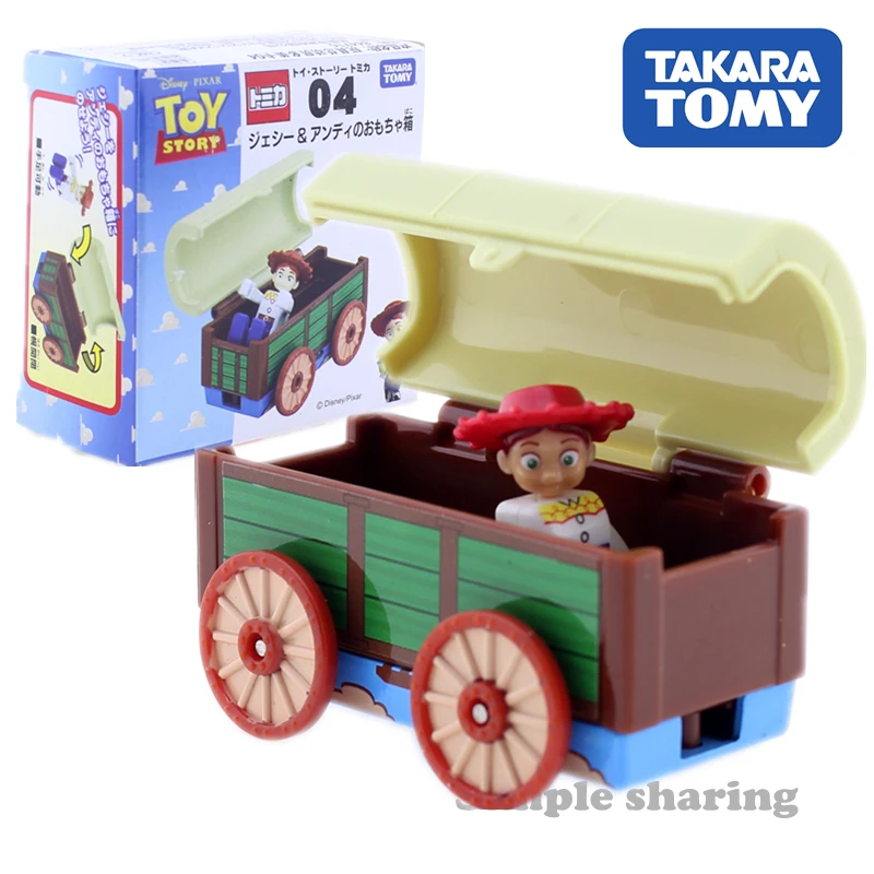 

Takara Tomy Tomica Disney Toy Story 04 Jessie and Carriage american girl doll model poppen Collectibles diecast funny kids toys