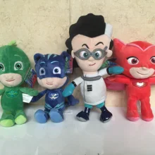 Characters Catboy Owlette Gekko Cloak costume Action Figure Toys Boy Birthday Gift Plastic Dolls 6pcs/set
