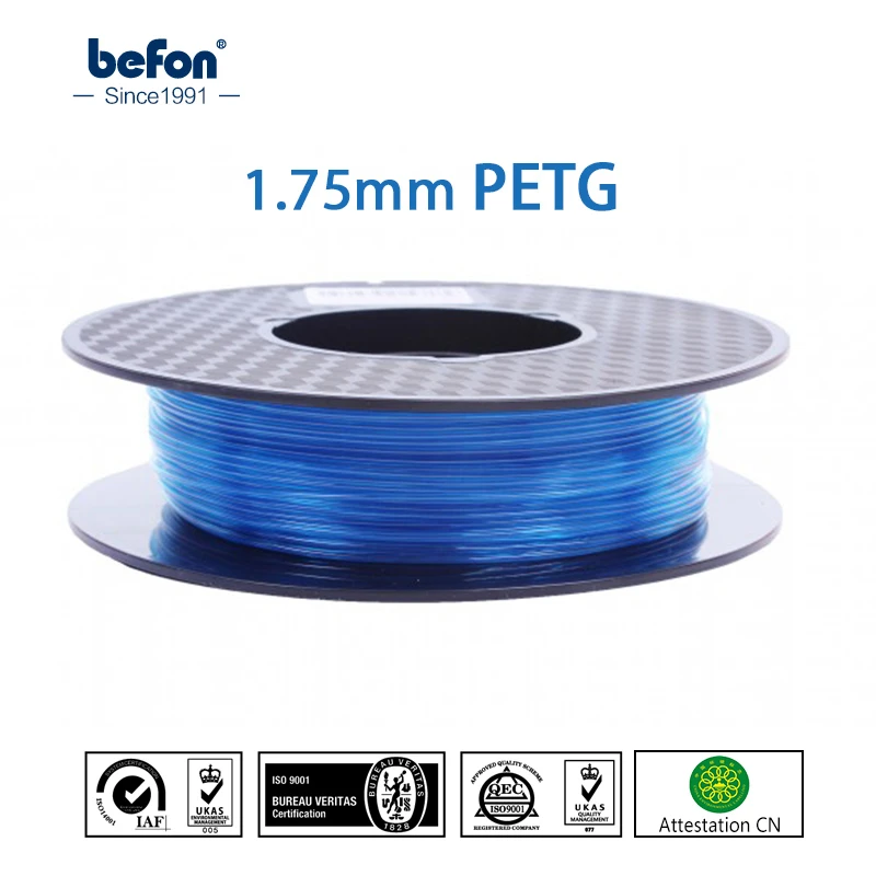 Kunststoffe Werkstoffe 1kg Transparent Blau Petg Filament Fur 3d Drucker Printer 1 75 Mm Business Industrie