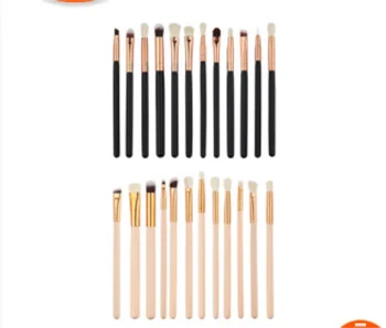 

12PCS/set Powder Foundation Makeup Brushes Set Pro Eye Shadow Eyebrow Blush Contour Lip Cosmetic Makeup Tools / by dhl 100sets