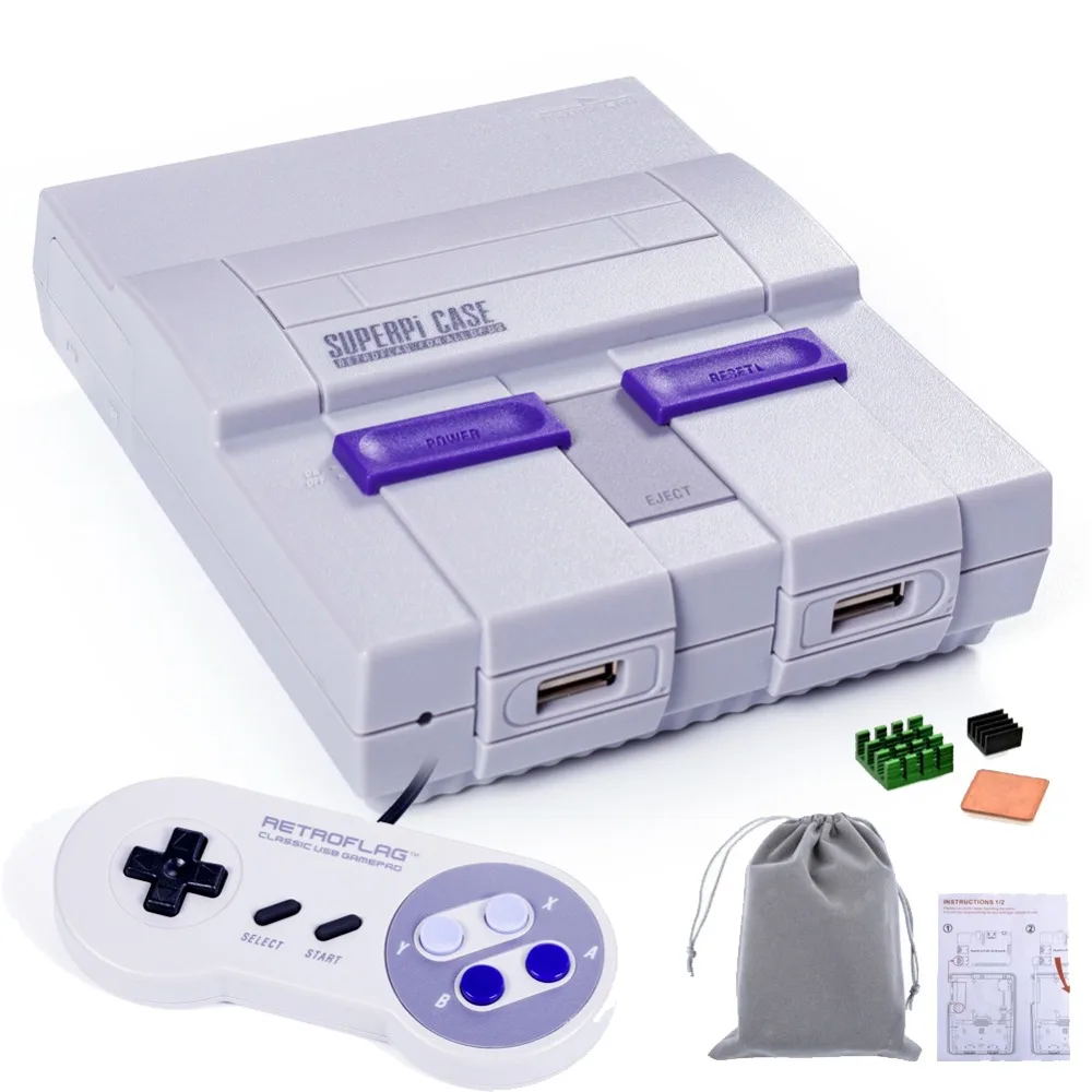 

In Stock! Original Retroflag SUPERPi CASE-J NESPi Case With Optional Game Controller For Raspberry Pi 3B Plus (3B+)/3B