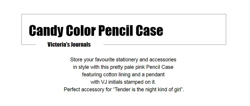 Мизинец пенал Чехол для карандашей коллекция PU розовый карамельный цвет сумка канцелярские принадлежности Etui