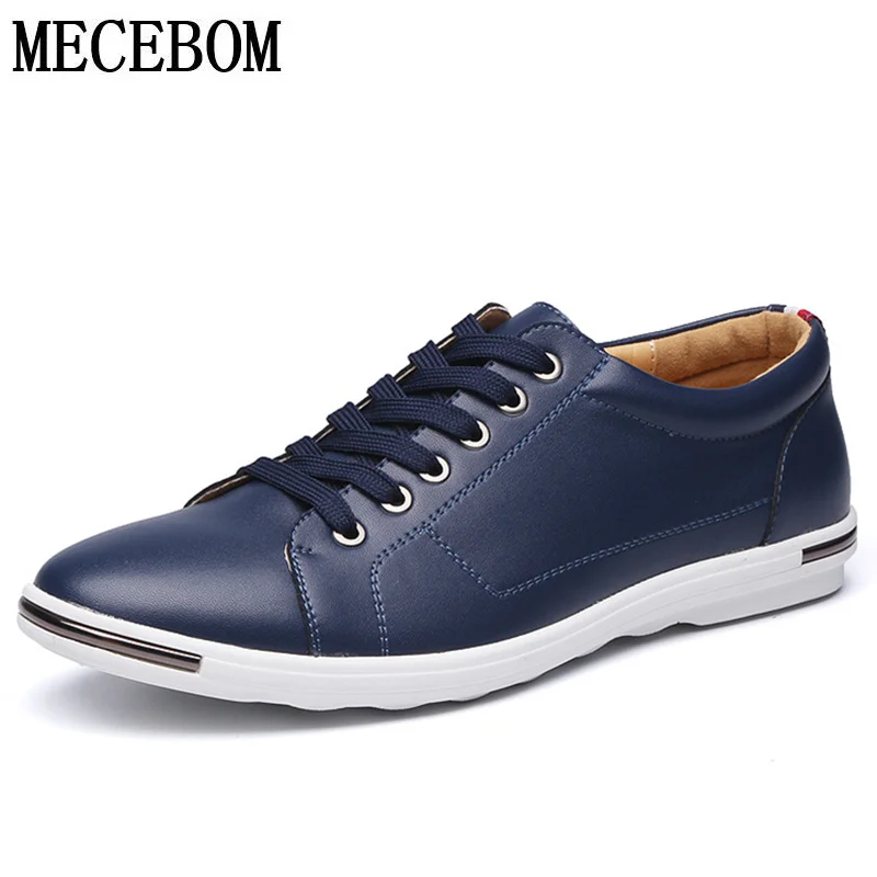 Leisure Men's Leather Shoes Big Size 48 Split Leather Shoes for Male Adult Lace-up Men Black Shoes moccasins 2005m