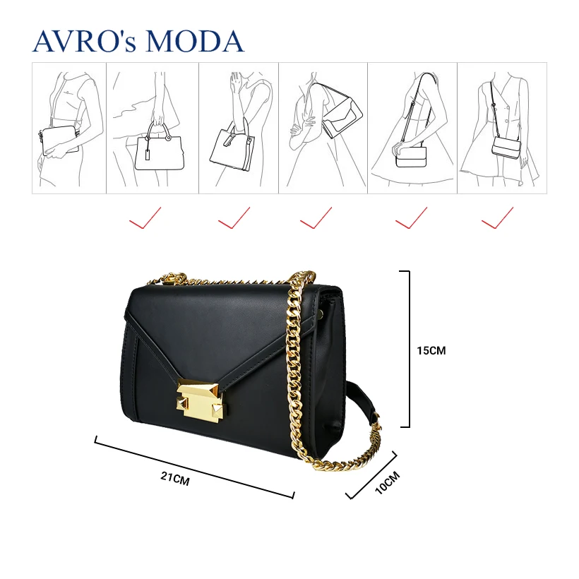 AVRO's MODA сумка женская натуральная кожа сумки женские через плечо маленькие