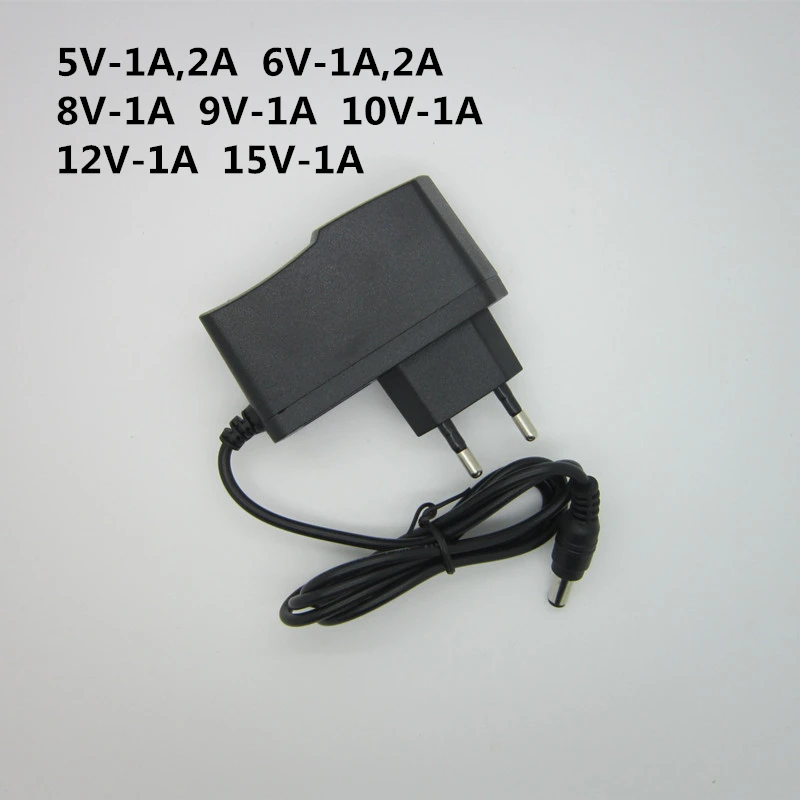 Universal Multi-Voltage Power Adapter Charger for LED Light Strips (EU/US)