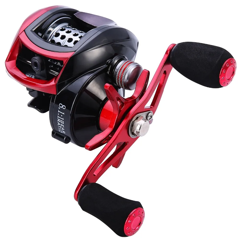 Sougayilang 13BB Baitcasting Reel Left/Right Hand Casting Carbon Fishing Reel Carp Coil Max Drag