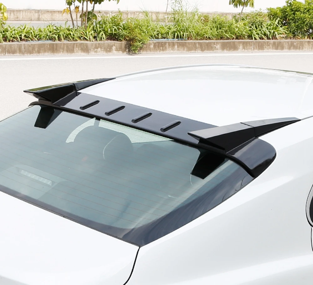 

SHCHCG For Toyota Camry Spoiler 2018 ABS Plastic Material Black Color Rear Boot Trunk Wing Rear Roof Spoiler Car Accessories