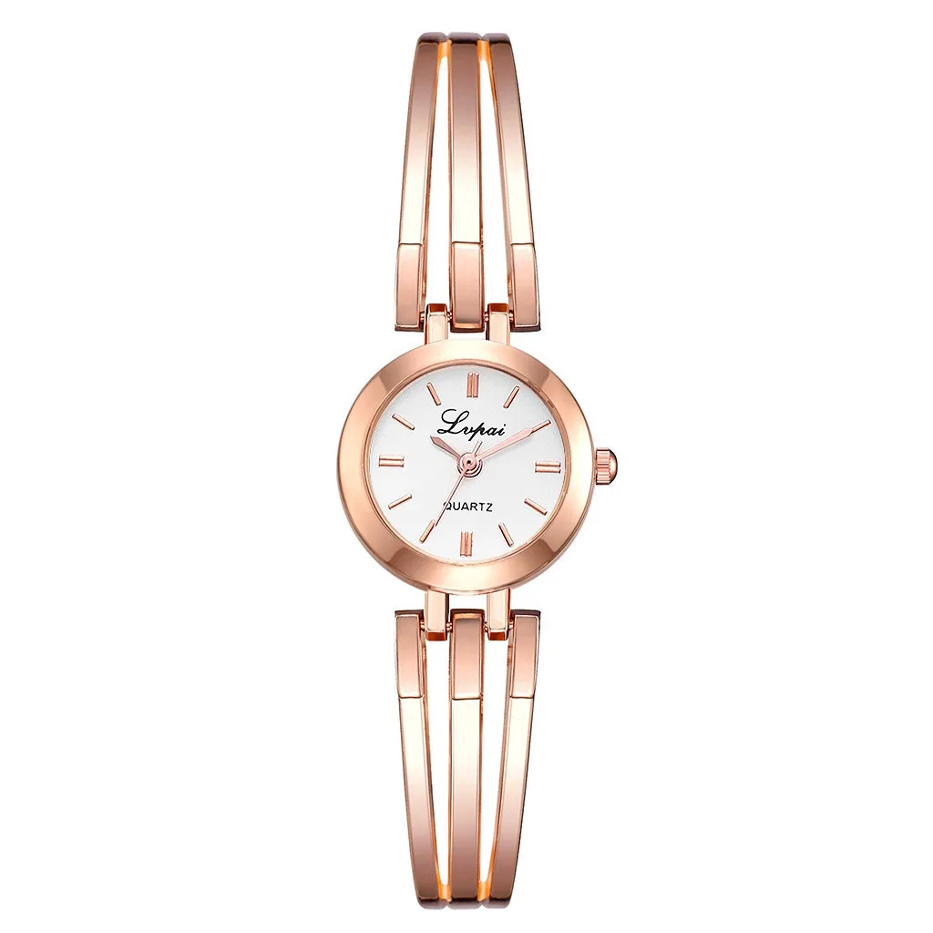Новые женские часы модные деловые круглые циферблат маленькие и изысканные Женские повседневные простой браслет часы montre femme