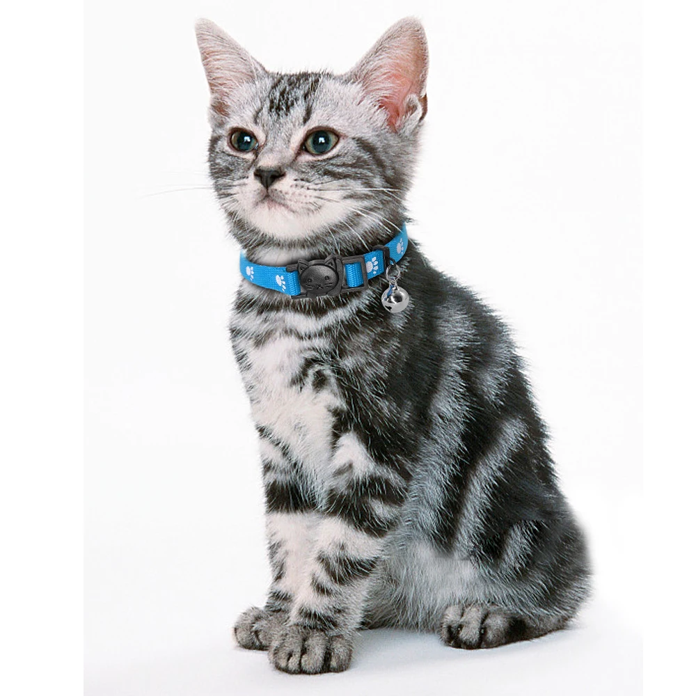 4pcs/lot Quick Release Cat Collar Nylon Safety Breakaway Cat Kitten Collars with Bell For Small Pets Cats Dogs Mixed 4 Colors 4pcs/lot Quick Release Cat Collar Nylon Safety Breakaway Cat Kitten Collars with Bell For Small Pets Cats Dogs Mixed 4 Colors