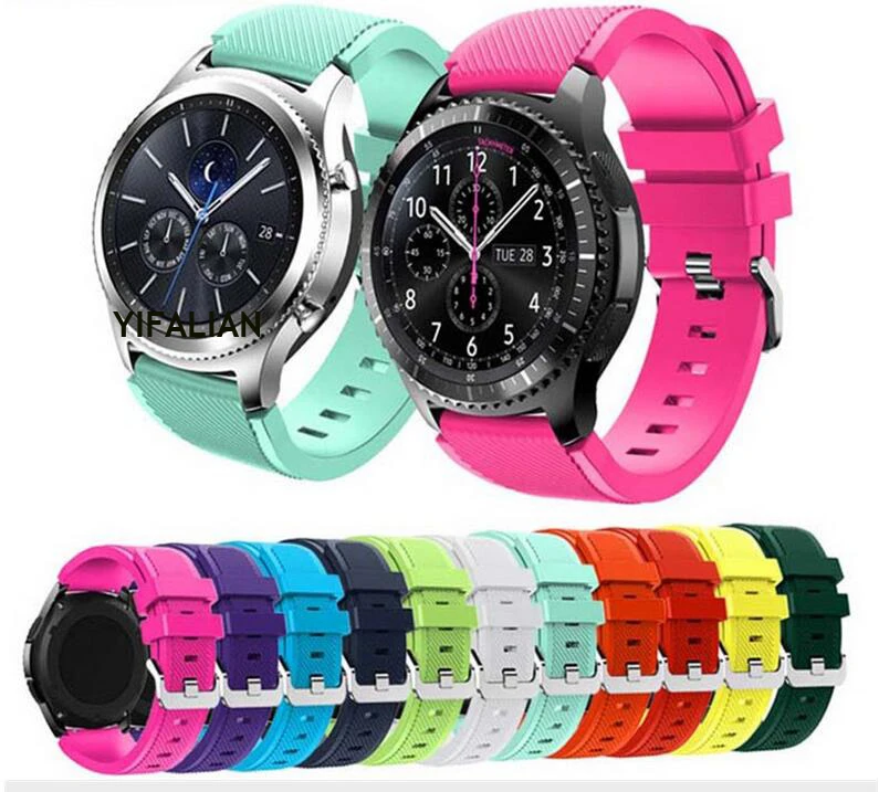 Gai спортивный ремешок для Samsung Gear S3 силиконовые ремешки xiaomi huami amazfit pebble time steel