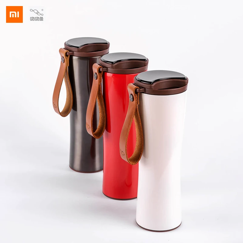 

Xiaomi Smart Vacuum Insulation Bottle Flasks Kiss Kiss Fish Thermoses Travel Mug Thermo Cup with OLED Temperature Display