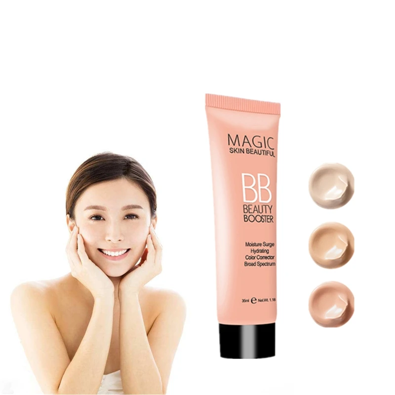 

3 Colors Professional Oil-control Base Makeup Concealer Long Lasting Moisturizer Foundation BB CC Cream Tight skin-04
