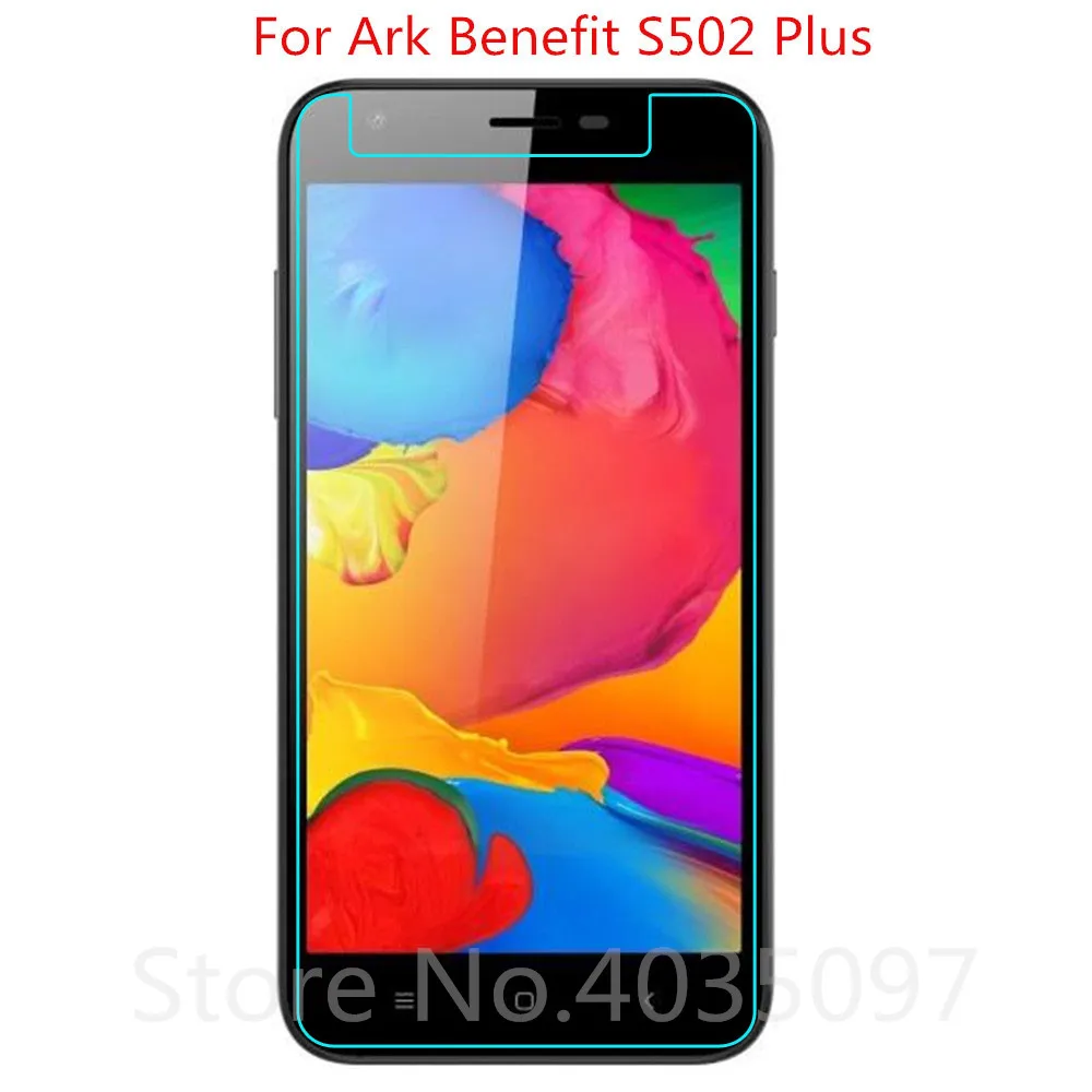 

9H Premium Tempered Glass For Ark Benefit S502 Plus Screen Protector Toughened protective film For Ark Benefit S502 Plus Glass