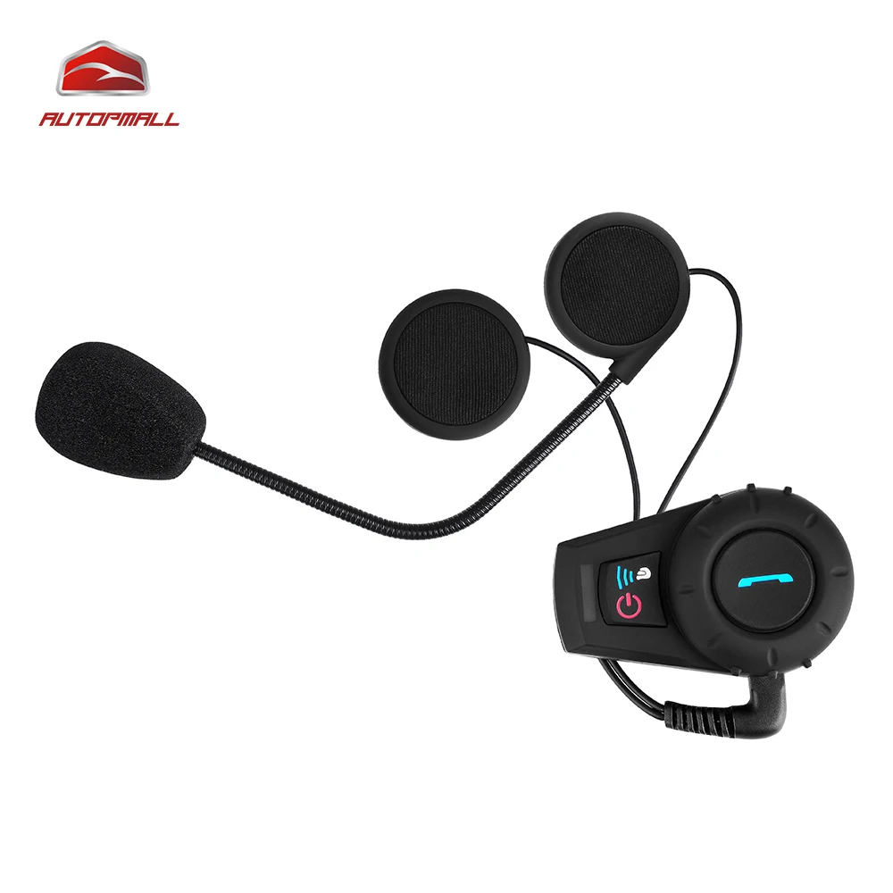 

Motorcycle BT Helmet Intercom 3 Riders 500M FDC-VB HiFi Speaker Moto Helmet Bluetooth Interphone Headset FM Ridio Waterproof