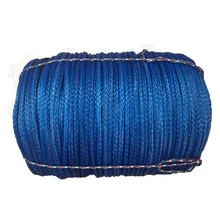 12 мм x 100 м синтетический трос лебедки СВМПЭ веревка 27000 фунтов Разрывное напряжение