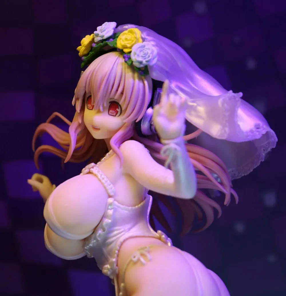 Свадебное платье с аниме Super Sonico на 10 ю годовщину Экшн фигурка из ПВХ