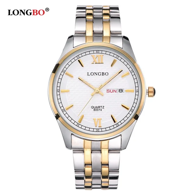 LONGBO 2017 Luxury Lovers Couple Watches Gold Stainless Steel Quartz Watches Men LONGBO 2017 Luxury Lovers Couple Watches Gold Stainless Steel Quartz Watches Men