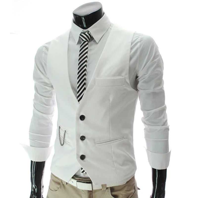 mens suit vest fashion casual male suit vest male slim fit single breasted vest mens waist