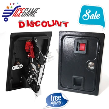 

Arcade Coin Door With Quarter Acceptor For MAME or Arcade Replacement LED Backlight and Iron Door Construction