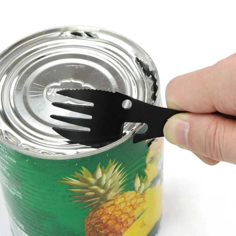 Multifunctional Outdoor Fork Camping Picnic Stainless Steel Spoon Fork Tableware Fork Opener Knife Multifunctional Outdoor Fork Camping Picnic Stainless Steel Spoon Fork Tableware Fork Opener Knife