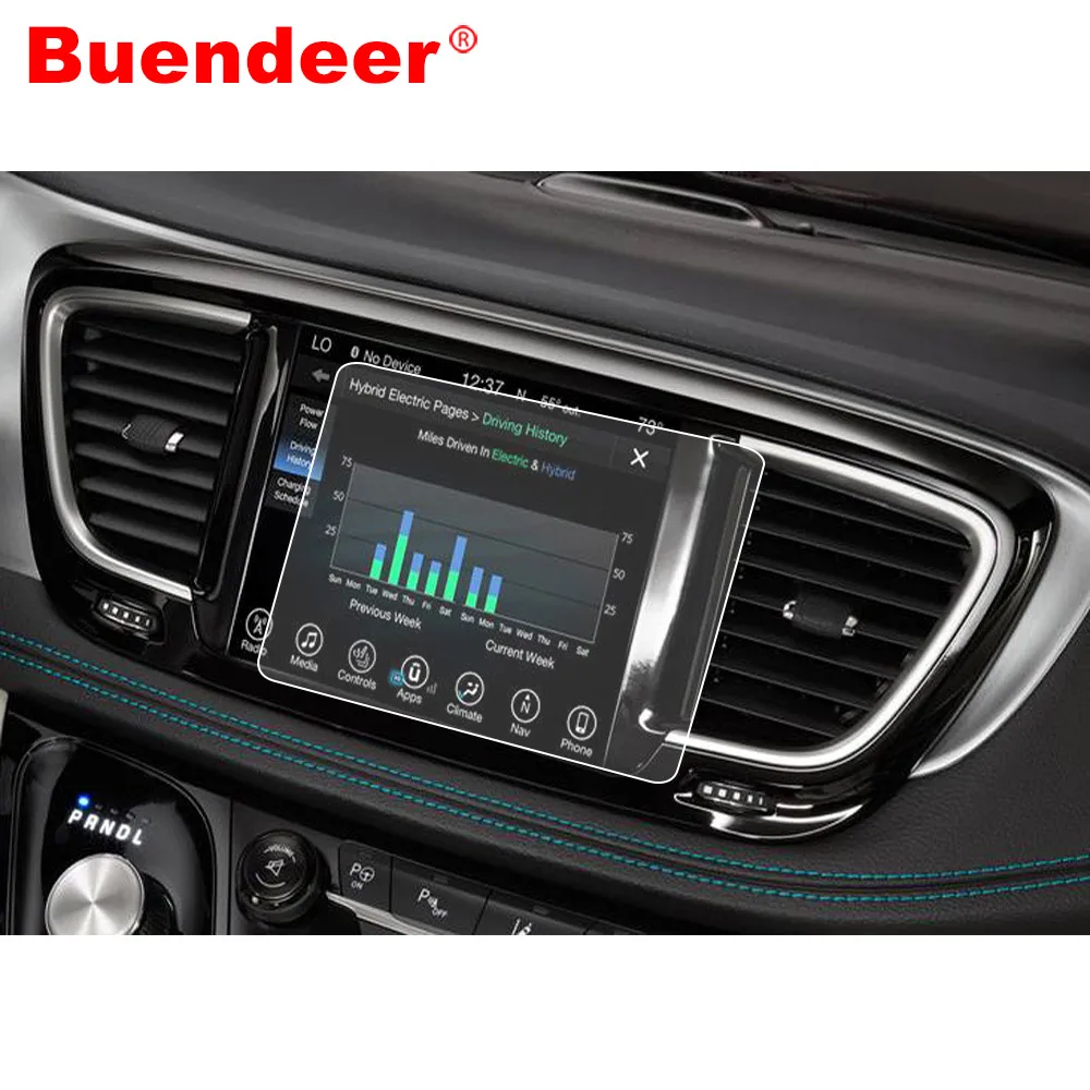 Защитная пленка для экрана Buendeer 8 4 дюйма GPS Chrysler pcifica/Chrysler pcifica Hybrid L LX TOURING PLUS 2019 2018