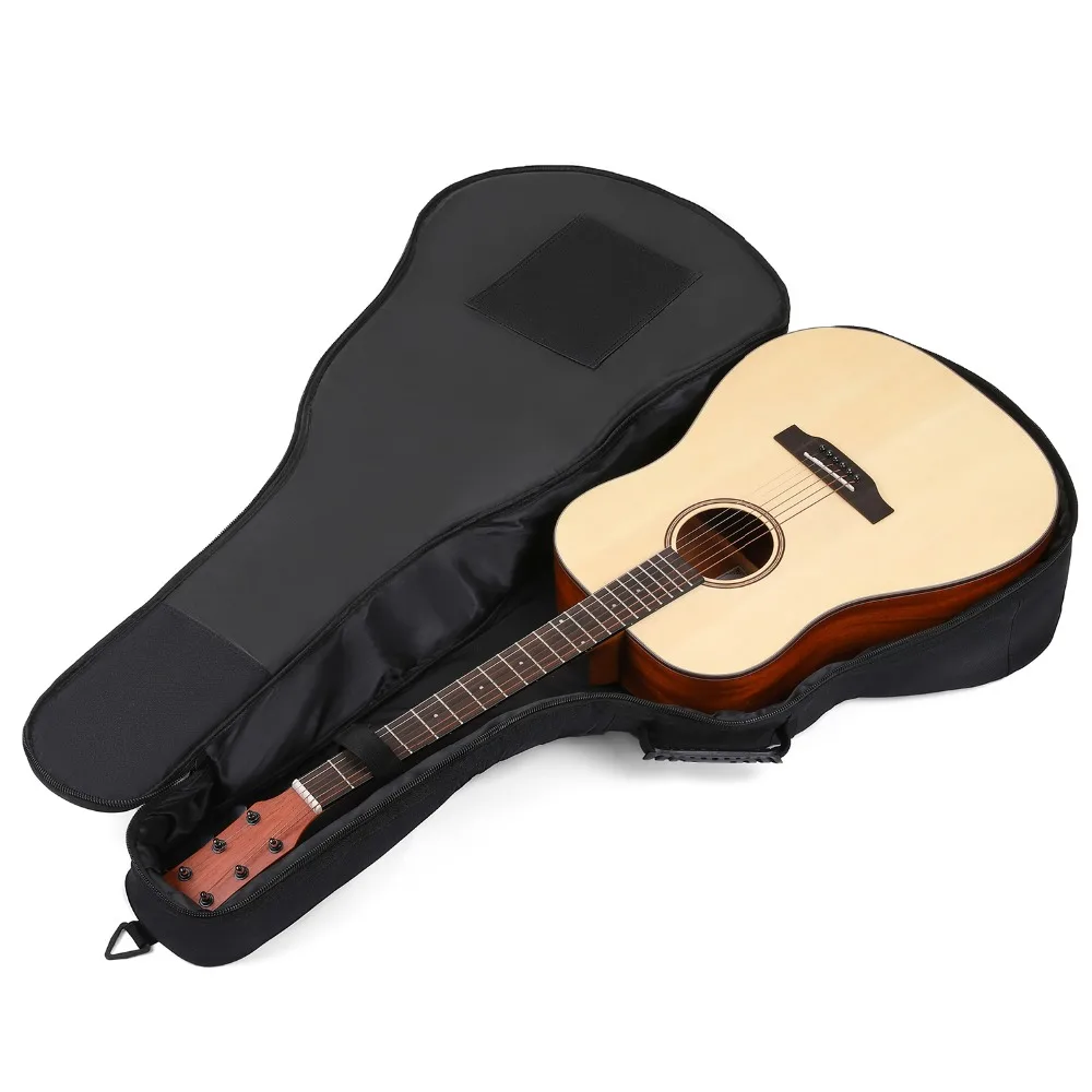 Donner 41/40 дюймов Премиум Акустическая гитара Gig сумка чехол для переноски рюкзак водонепроницаемый мягкий нетканый внутренний уплотненный коврик 2 кармана