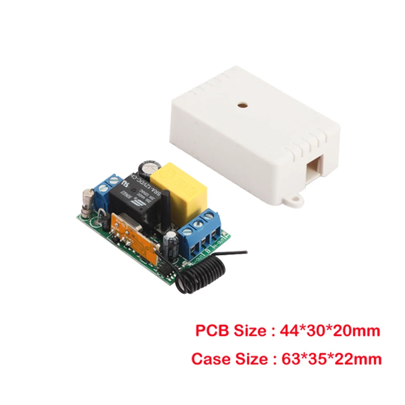 

PracticalJW-DL220V AC 220V 1CH 315MHZ 433MHz Wireless Remote Control Switch , Wireless Lighting Receiver