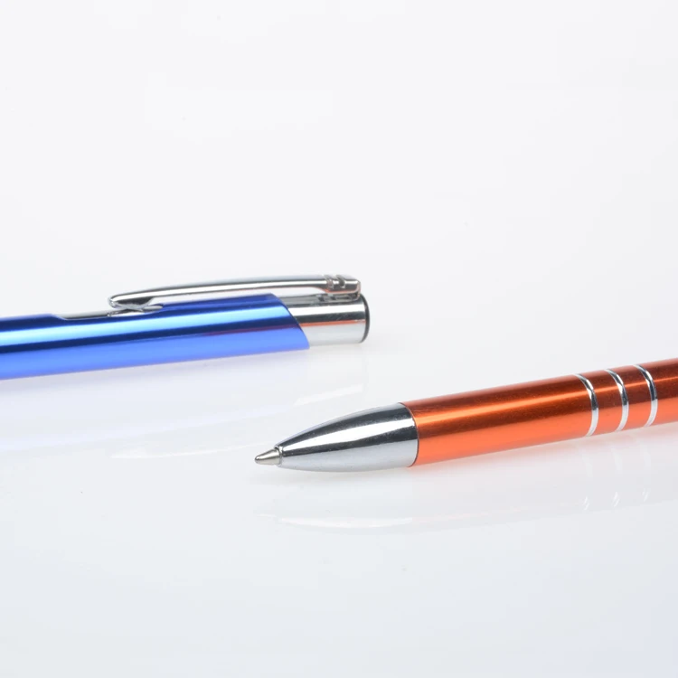 Personalized Advertising Custom Cheap Metal Ball Pen Promotional Aluminum Pen with Company Logo
