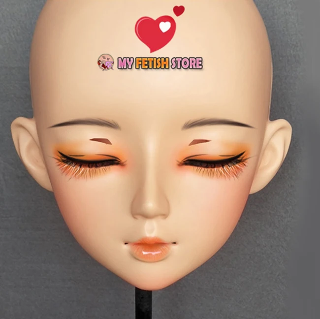 (Mian 01) Женская милая полимерная полуголовная маска кигуруми BJD маскарадная