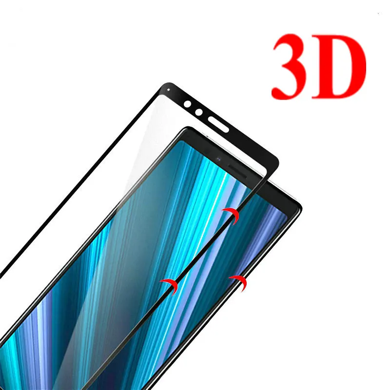 

For Sony Xperia 1 3D 9H Full Coverage tempered Glass Screen Protector for Sony Xperia 1 J8110 J8170 J9110 glass Film