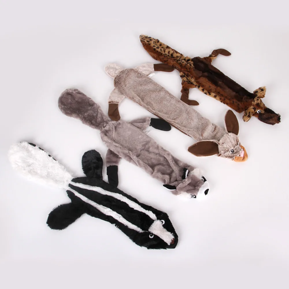 Buy Brand New Dog Toy Squeaking Squirrel Style Dog Toy Plush Toy for Pet Dogs